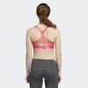 Adidas Solid Color Crossback Sports Bra Women Underwear Pink EA3389