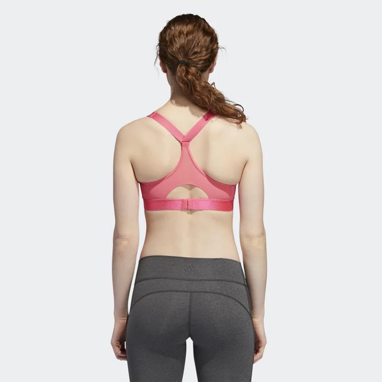 Adidas Solid Color Crossback Sports Bra Women Underwear Pink EA3389