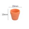 10Pcs Miniature Flower Resin Pots Clay Planter Terracotta Dollhouse Accessories Fairy Garden Pots Mini Flower Pots Planters
