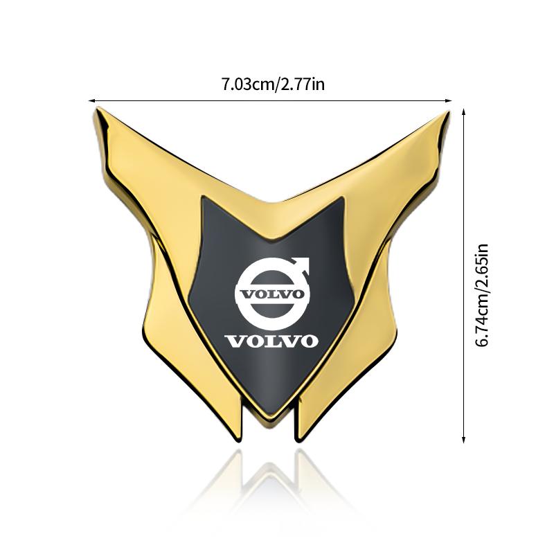 3D Badge Sticker Car Fender logo Rear Trunk Sticker for Volvo XC60 S90 XC90 S60 XC40 V60 V90 S40 Volvo EX30 C40 C70 Accessories