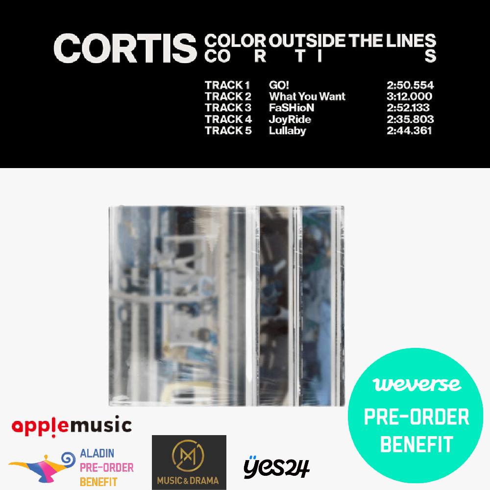 Pre-order CORTIS The 1st EP COLOR OUTSIDE THE LINES Standard Ver. & SHOP POB