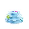 Pet Cat Toy Three-layer Ball Cat Turntable Cat Interactive Educational Track Toy Cat Space Tower Play Plate