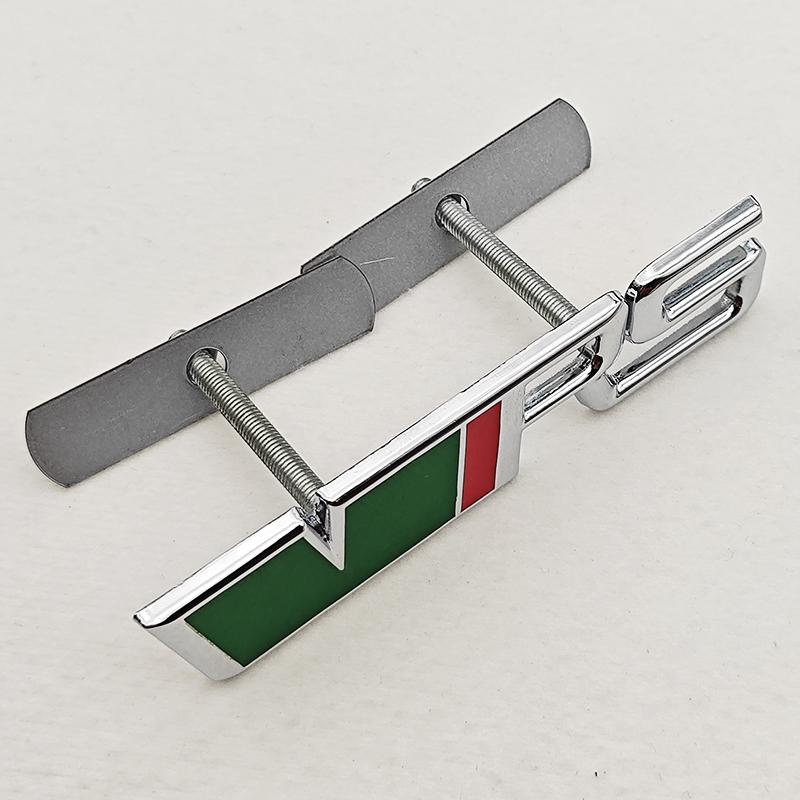QPZF2 3D Metal Logo VRS Sticker Letters Emblem Car Front Grille Fender Side Trunk Badge For Skoda RS VRS Stickers Accessories
