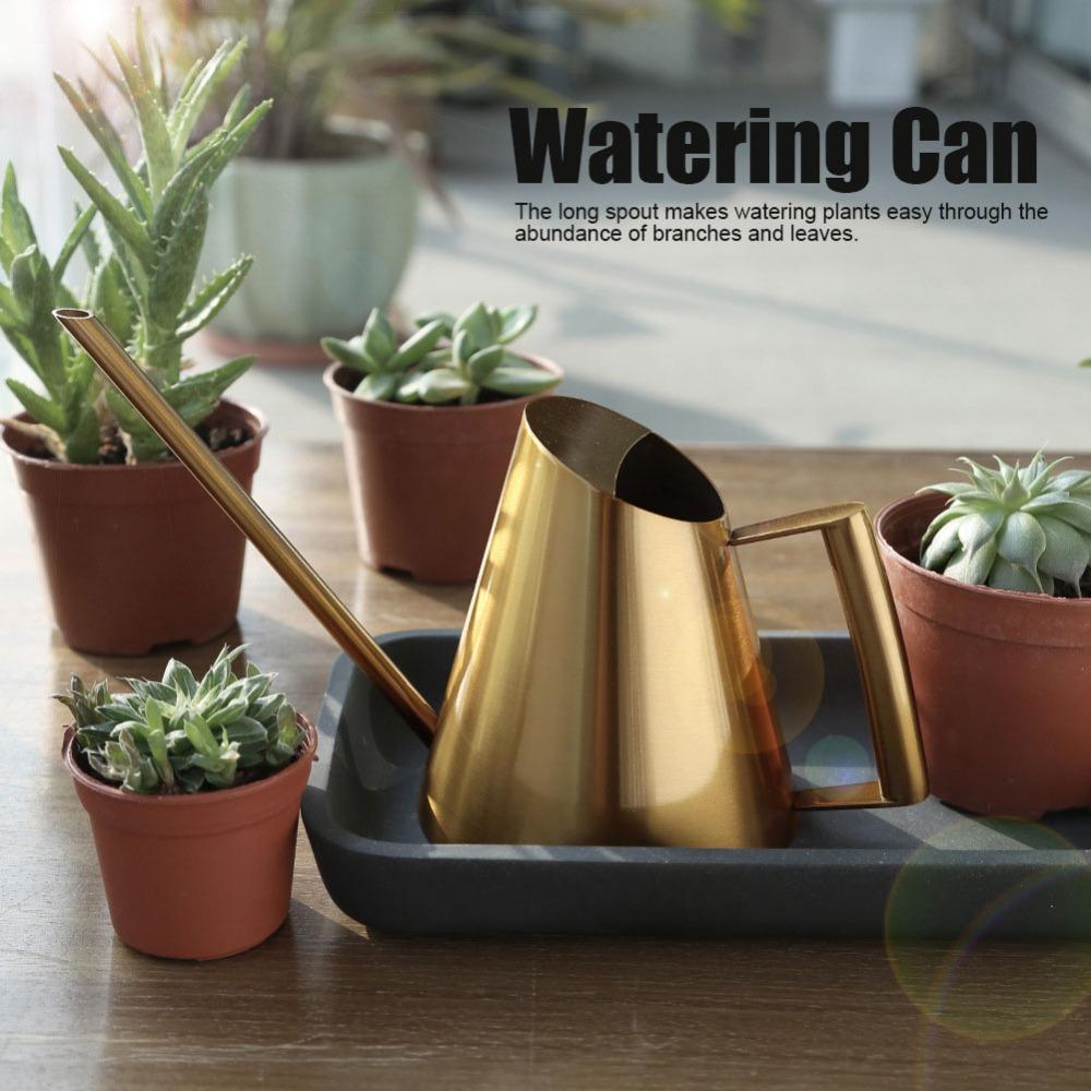 Long Spout Plant Watering Pot Stainless Steel Long Spout Watering Can  Balcony Plants