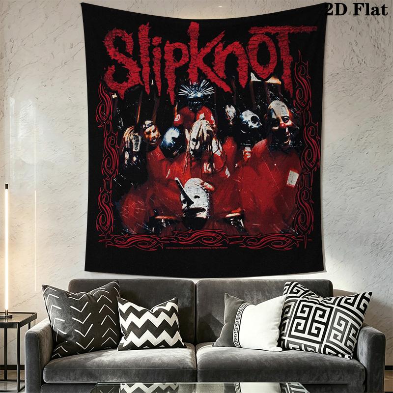 Slipknot Band Wall Tapestry Tapestry Wallmounted Background Cloth Home Decor Homestay Soft Decoration Tapestry Soft