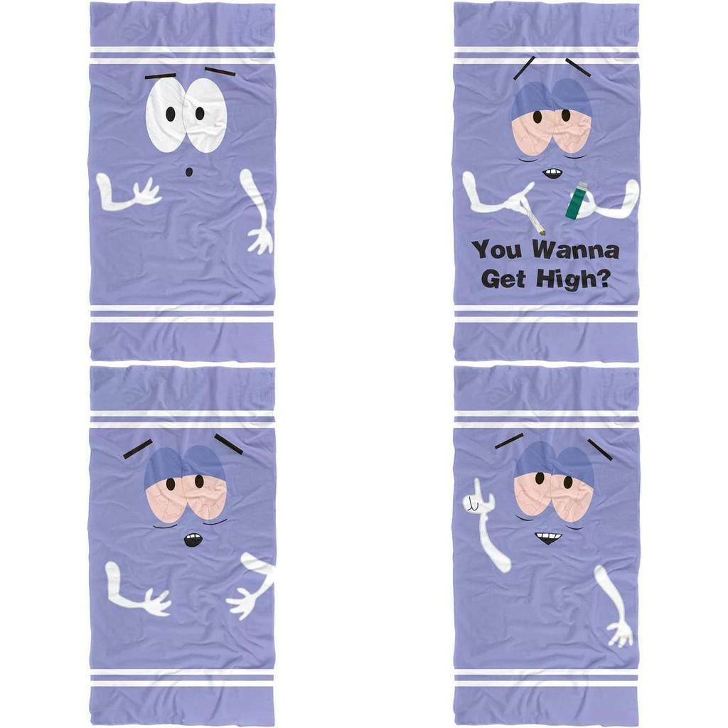 South Park Motiv Cartoon Handtuch Super Saugfähig Schnell Trocknend Für Kinder Strand