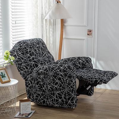 Printed All-Inclusive Elastic Rocking Chair Cover, All-Season Multi-Functional Electric Recliner Cover, Single Chivas Sofa Cover