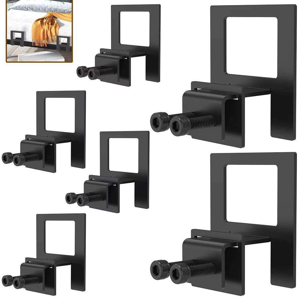 Durable Adjustable Mattress Baffle High-quality Easy Installation Mattress Holder Anti-slip Metal Mattress Gripper Bed Frame