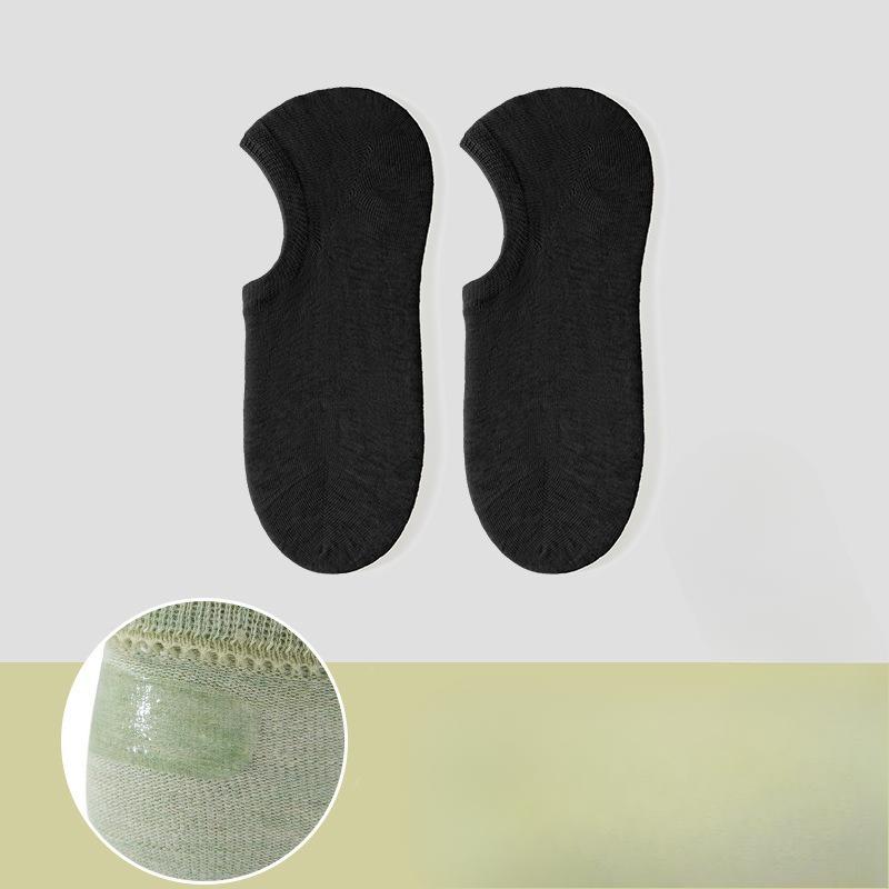 Female Summer Thin New Cotton Shallow Mouth Invisible Non Slip Not To Drop with The Boat Socks
