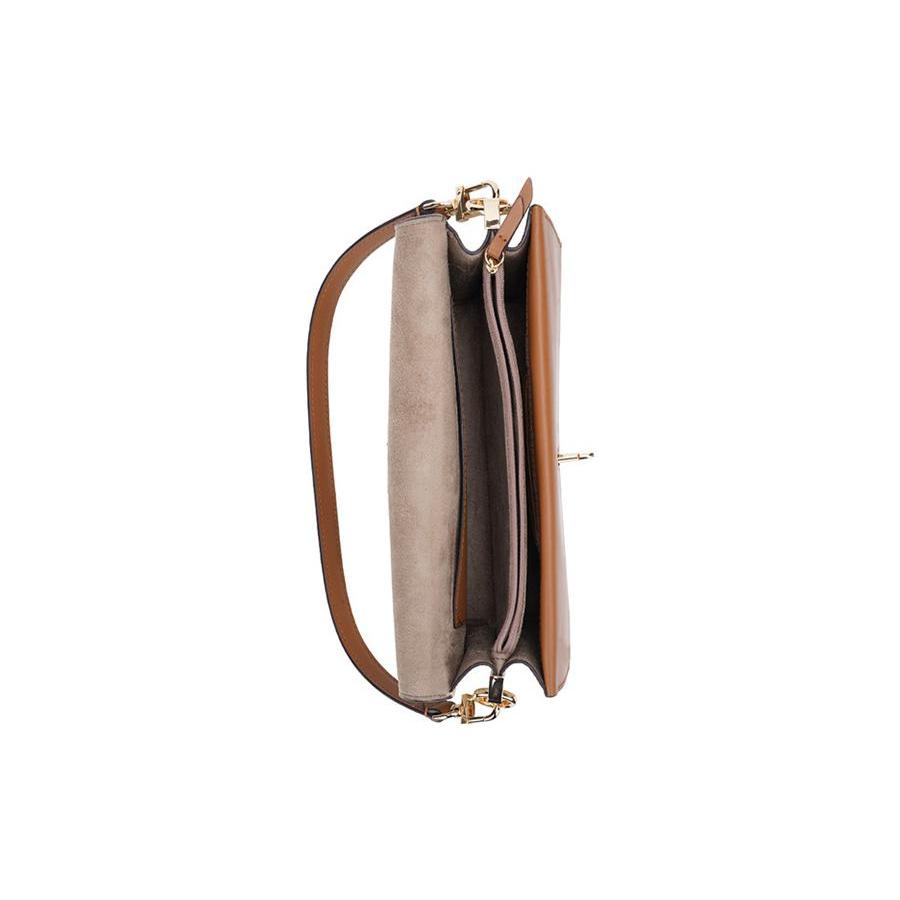 New MICHAEL KORS Greenwich Portable Crossbody Bag, Shoulder Bag Women's Vanilla White Brown Multicolor 30H1GGRL8V-VANILLA-ACRN