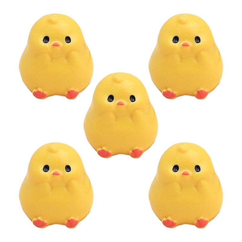 3D Cute Chick Resin Charms Creative Designs Chick Decorations For Cream Glues DIY Crafts Shoe Buckles Car Accessories