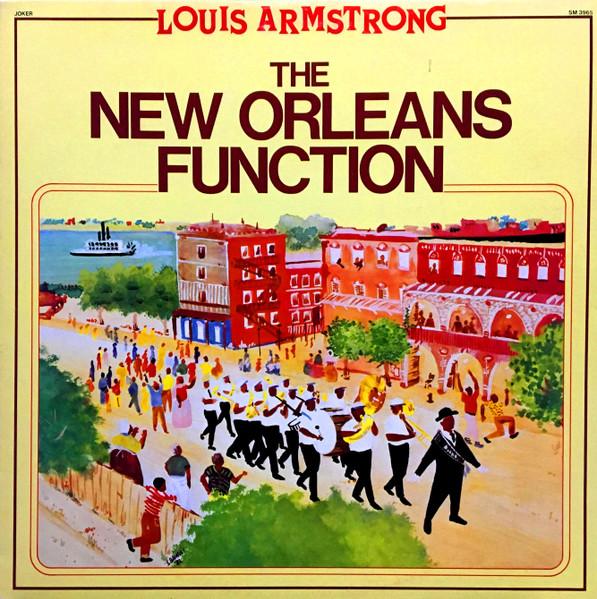 LP Record LOUIS ARMSTRONG - The New Orleans Function SM3965 Joker 1982 Italy Jazz Used