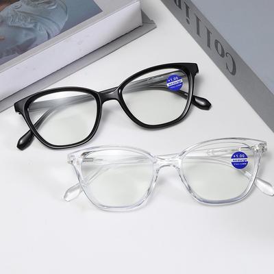 Cat'S Eye Anti-Blue Light Ultra-Light High Definition Large Frame Reading Glasses Advanced Reading Glasses