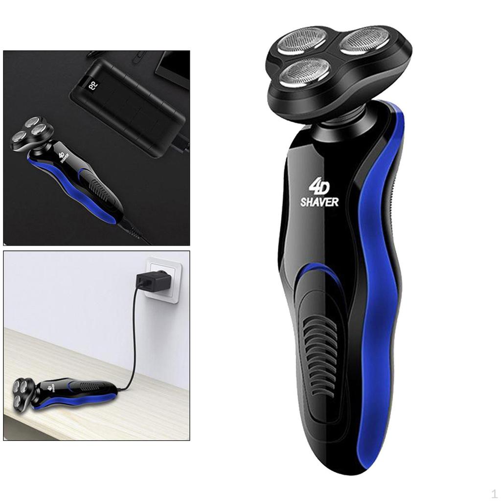 Men, USB Rechargeable Wet/Dry Beard Nose Hair Grooming Kit, washable and deeply clean