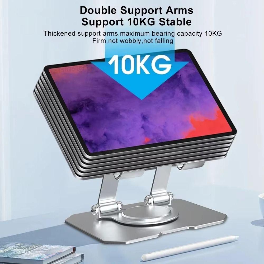 Adjustable Phone Desk Bracket Laptop Stand for 4.7-12 Inch for Ipad Pro/Air/Min Laptop Tablet