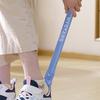 Extendable Shoe Horn with Scale, Bend-Free for Pregnant Women & Elderly, Multifunctional Home Hanging Shoe Helper