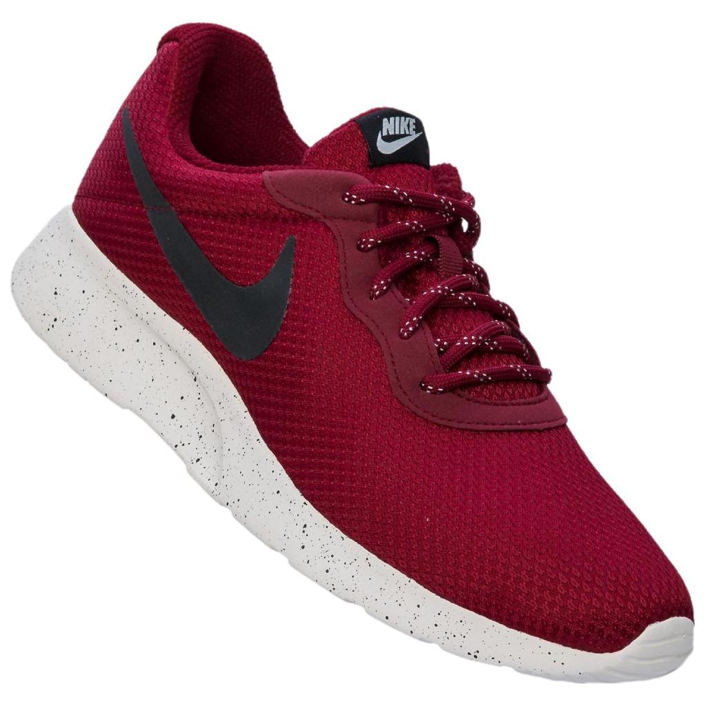 Nike Tanjun SE Bequeme Weiche Rutschfeste Langlebige Low Top Lifestyle Freizeitschuhe Herren Sneaker Rot 844887-600