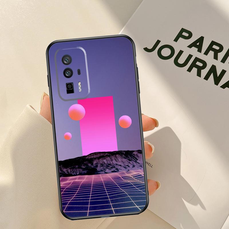Vaporwave Aesthetic Trippy Case For Xiaomi 17 Pro Max 14T 13T 15T Pro 14 15 Ultra POCO F8 F7 F5 F6 X5 X6 X7 Pro Coque