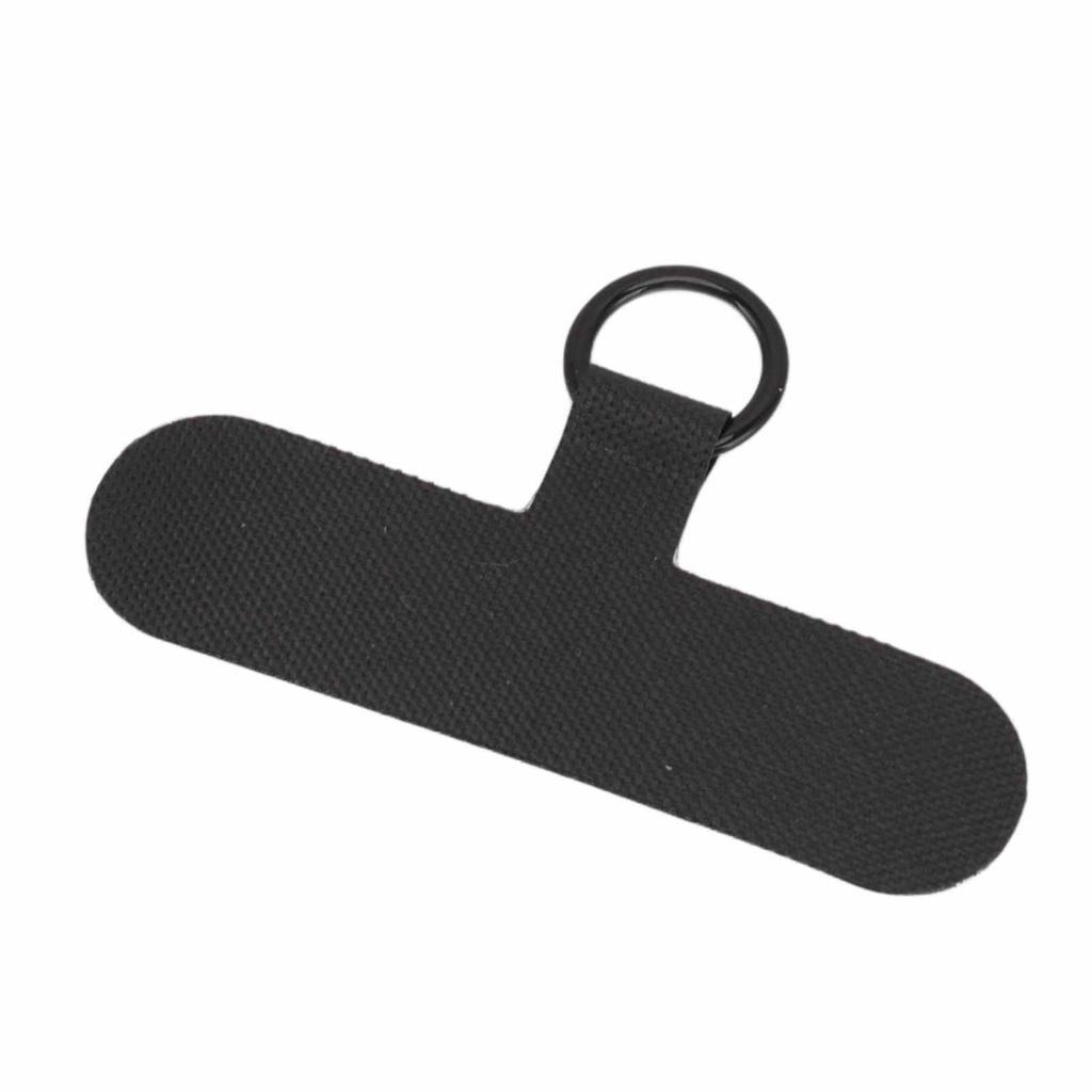 2PCS Phone Tether Tab Nylon Safety Lanyard Patch Phone Strap Replacement Part for Most Cell Phone Case Black