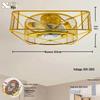 Retro Flush Mount Ceiling Fan Light with Remote - Antique Nostalgic Design for Home and Restaurant.