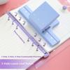 Mini Size Paper Hole Puncher 3/5-Hole DIY Book Page Stitcher Hole Punching Machine  School Office