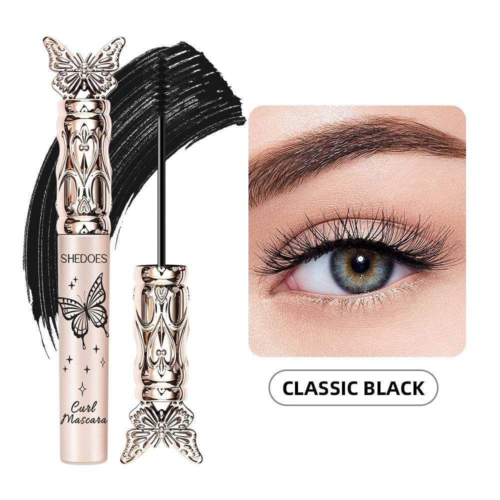 Kleurrijke Wimpermascara Dunne Precisieborstel Verlengend Krullend Volumegevend Waterdicht Vlekbestendig Langhoudend Oogmake-up Cosmetica