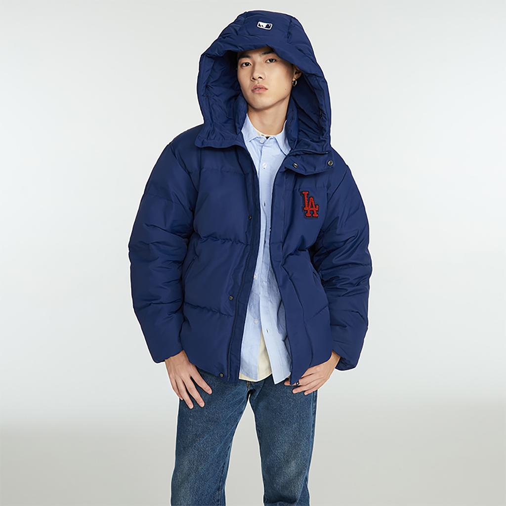 New MLB Down Jackets Unisex Navy Blue 3ADJV0236-07NYS