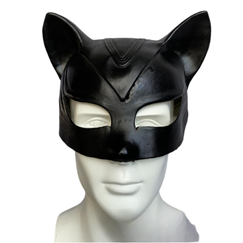 Pvc Catwoman Batman Mask Justice League Party Prop Play Halloween Cos Accessory