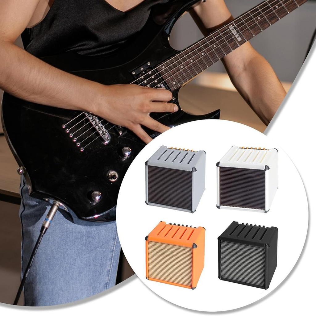 Ukulele And Guitar Pick Storage Box, Accessories, Miniature Amplifier Desktop Ornament, Toy, Gift.