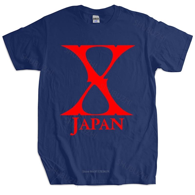 Men Cotton T Shirt Summer Brand Tshirt x japan Xjapan concert japan rock band Top Tees Mens Tshirt S