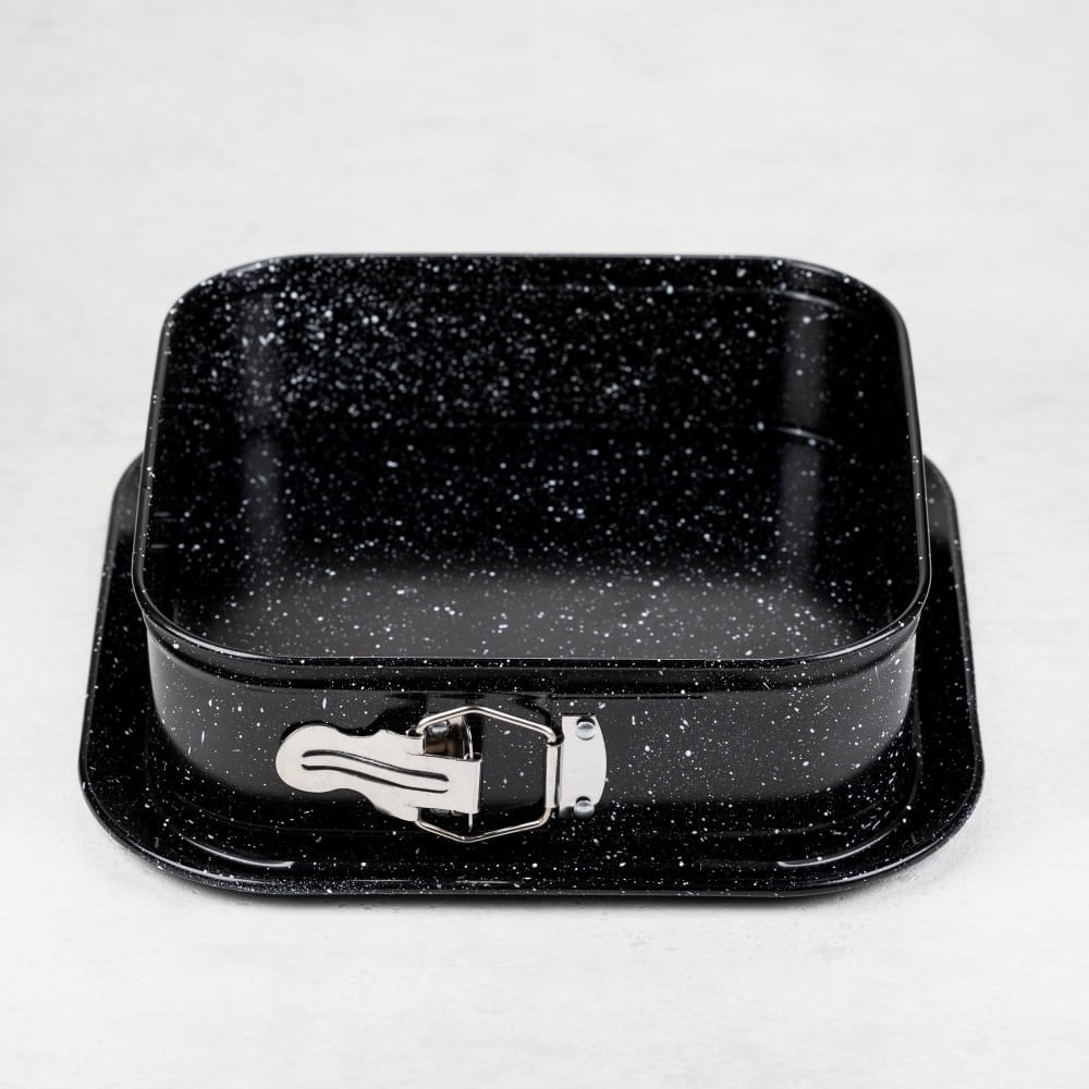 Forma do ciasta rozpinana marmurkowa 27,5x27,5x6,8 cm KINGHOFF KH-1791