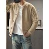 Retro Amekaji Men's Fleece-Lined Baseball Collar Jacket (2026)