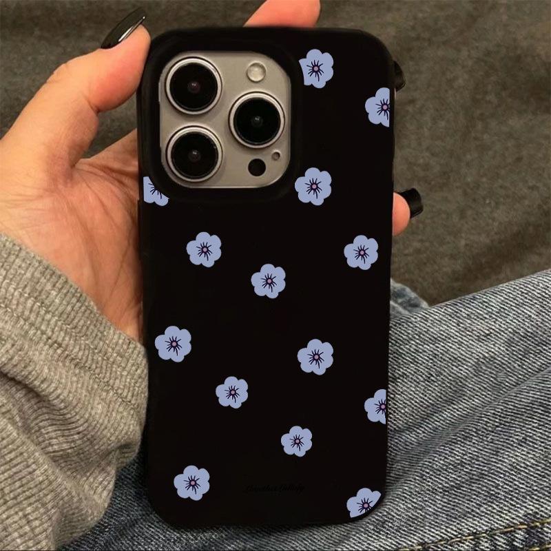 

Full screen blue jasmine is suitable for iphone15promax iPhone case, the new model is cute. Apple 7/apple 8
