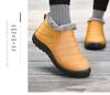 Jinshiyuan Women's Lightweight Slip-on Snow Boots - Warm Cotton Shoes for Middle-aged & Elderly