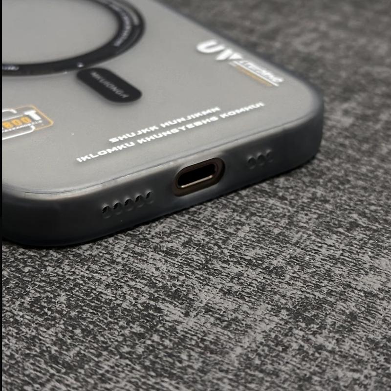 Matte Magnetic Phone Case for iPhone 16 Pro 15 13 14 Pro Max Magsafe Wireless Charge Frosted Back Metal Lens Frame Buttons Cover
