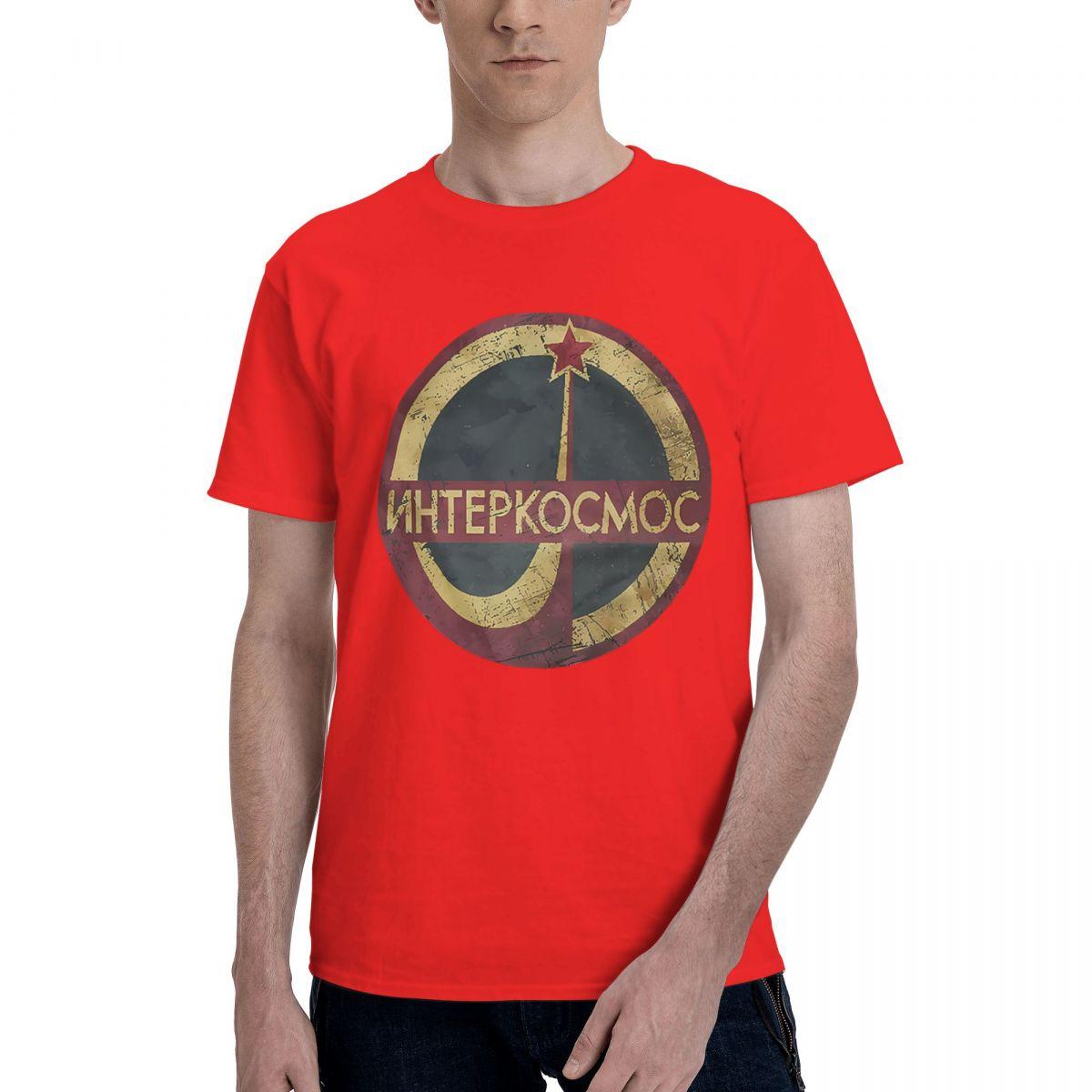 

Space Universe Soviet Space Programm Russia USSR Intercosmos 100 Cotton Casual Breathable Confortable Tshirt New Gifts And S