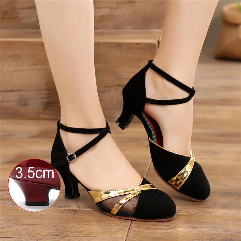 Shoes for Woman Hot Selling Women's Professional Dancing Shoes Ballroom Dance Latin Shoes Heels for Ladies Sandalias De Mujer
