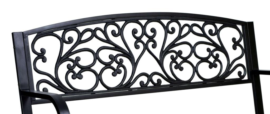 Tito Steel-Cast Iron Garden Bench