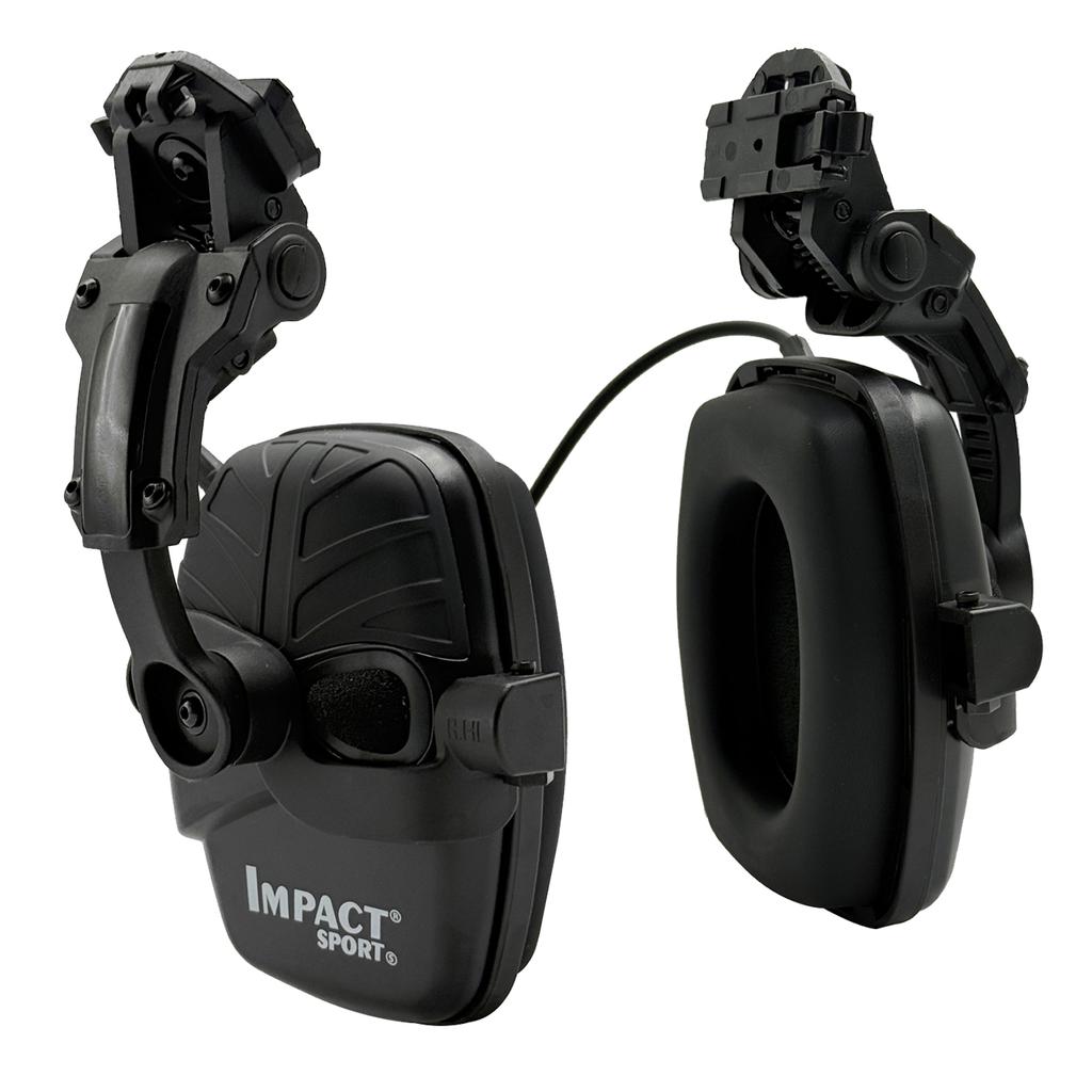 Capacete Eletrônico para Tiro Esportivo com Headset Montado no Capacete para Caça Captação de Som Redução de Ruído Proteção Auditiva Headset Tático