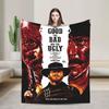 Movie The Good The Bad and The Ugly Clint Eastwood Blanket Soft Warm Fluffy Plush Throw Blanket For Couch Bed Flannel Bed Cover