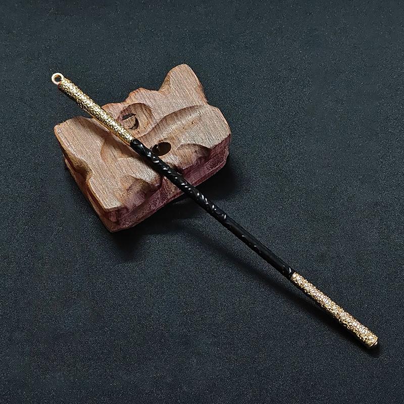 22cm Schwarze Mythologie Wukong Spiel-Peripheriegerät Ganzmetall-Handwerk Affenkönig Ruyi Goldener Stab Ornament Modell Dekoration Spielzeug Geschenk
