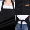 Tablier de taille en toile imperméable avec logo imprimé pour techniciens de salon et fleuristes