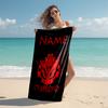 Personalized Customized Proof Beach Towel with Overlord Pattern - Soft, Absorbent,quick-drying,perfect Swimming,camping&bathing