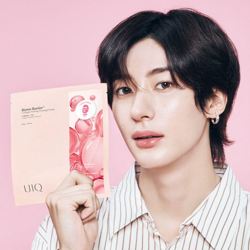 UIQ [5 sheets] Biome Barrier Collagen Firming Hydrogel Mask
