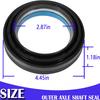 Replace 50491, 28600, 710493 Outer Axle Shaft Seal Fit For Ford Super Duty Excursion 1998-2004 F250 F350 F450 F550 with Dana 50/60 Front Differential