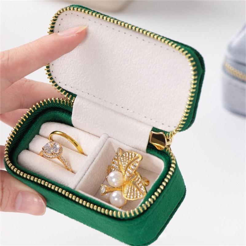 Soft Flannel Jewelry Box Storage Organizer Protect Your Beloved Accessories