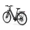 ONESPORT OT07 Matte Black Electric Bike, Bafang Mid-Drive 250W, 110KM Range, Torque Sensor, Hydraulic Brakes, Lightweight Commuter E-Bike