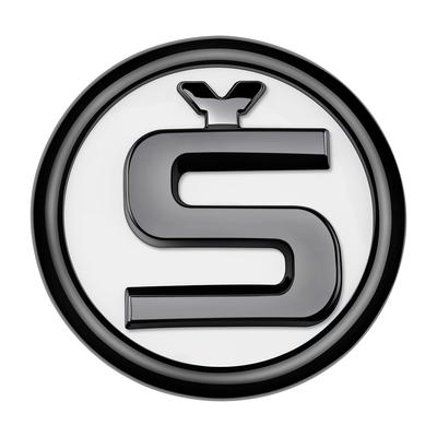 Engine Hood Badge Sticker 110mm S Emblems Sticker For SKODA SUPERB OCTAVIA KODIAQ KAMIQ SCALA FABIA ENYAQ Skoda Hood Sticker