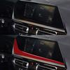 Bright Red Carbon Fiber Car Center GPS Screen Bottom Sticker For BMW Z4 G29 19