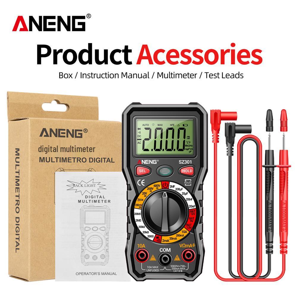 ANENG High Precision Multi-function Digital Multimeter for Electricians SZ302